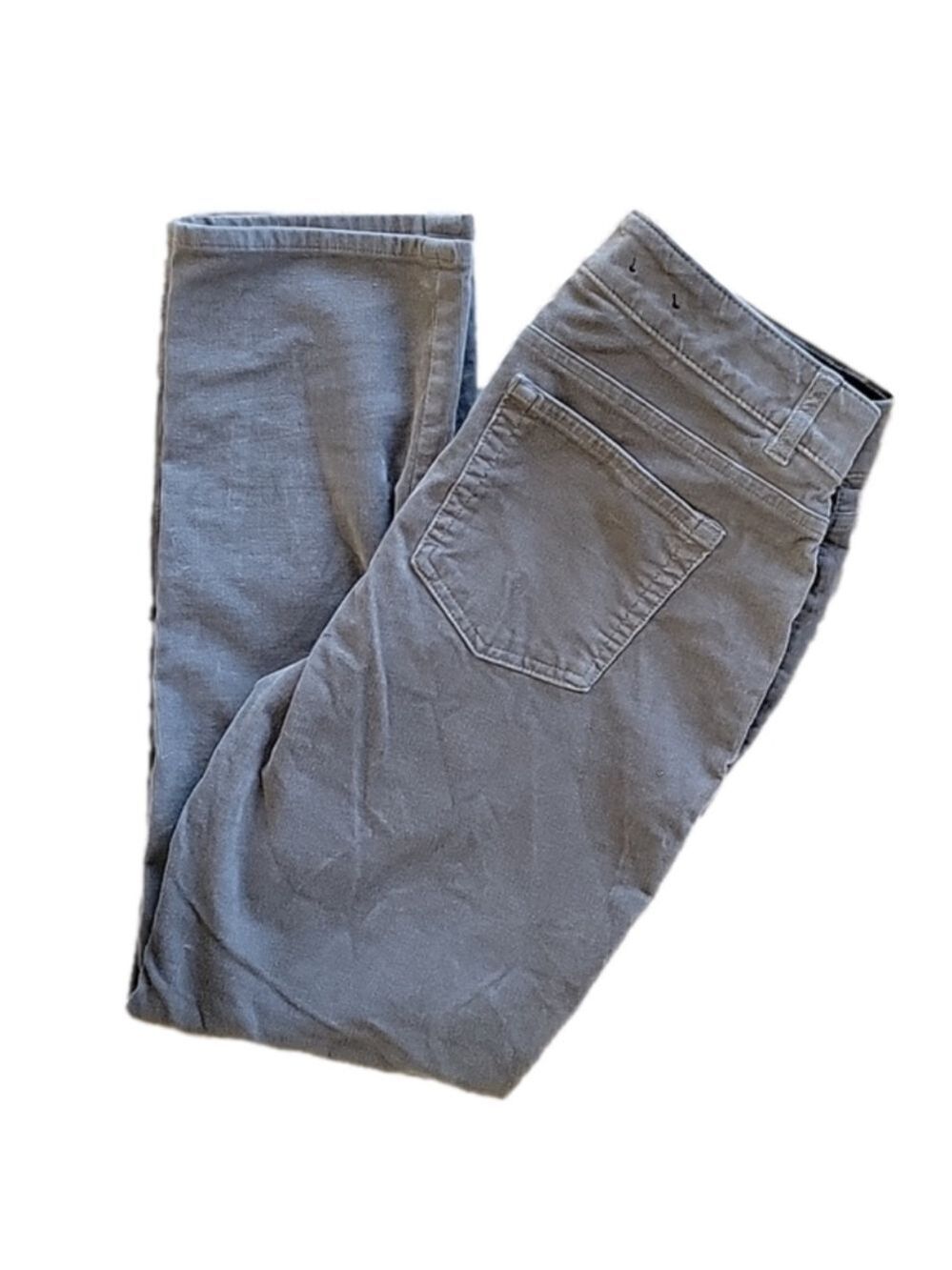 Chaps Gray Fine Whale Corduroy Pants Size 12 Petite